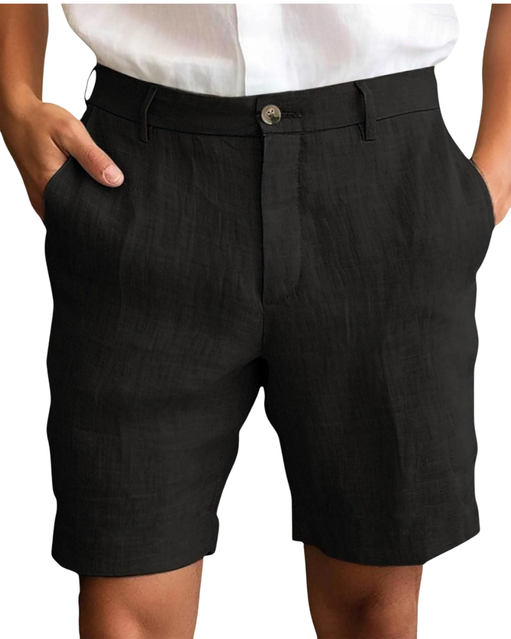 Classic Tailored Linen Shorts