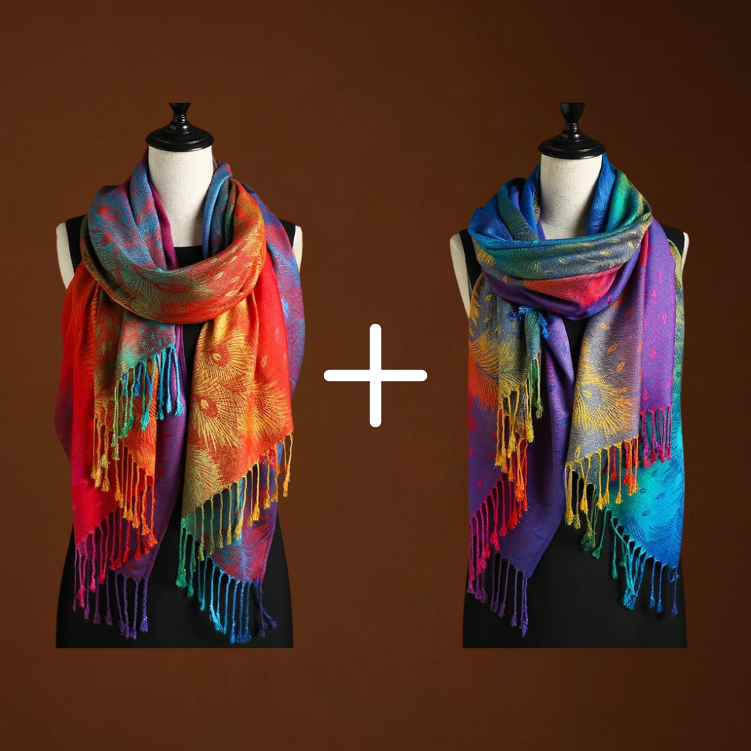 Gradient Cashmere Scarf