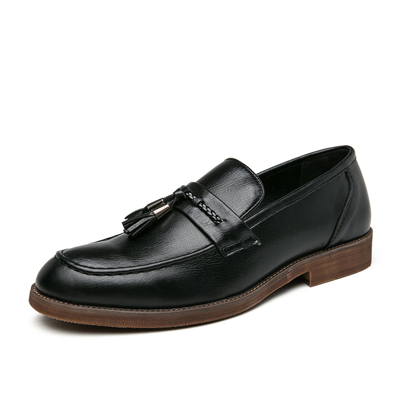 Leather Tassel Loafers