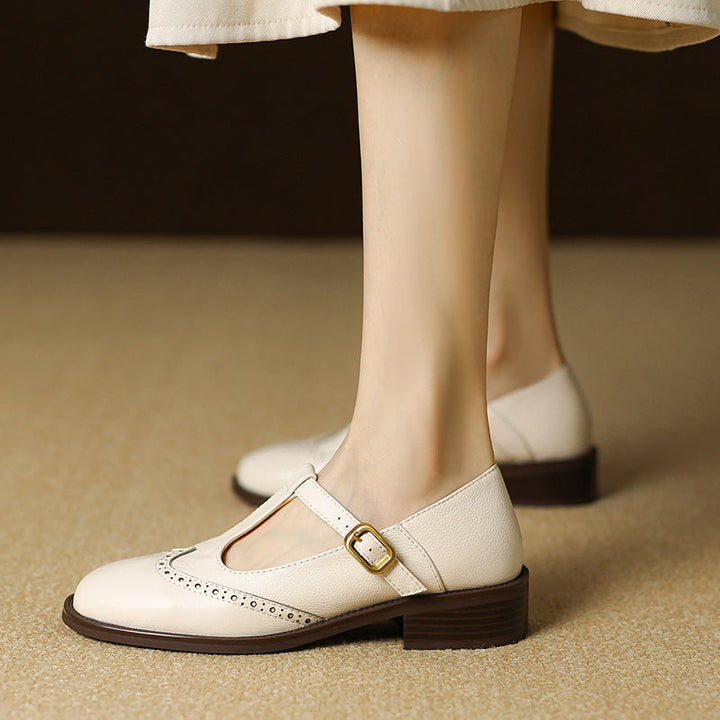 Brogue T-Bar Mary Janes