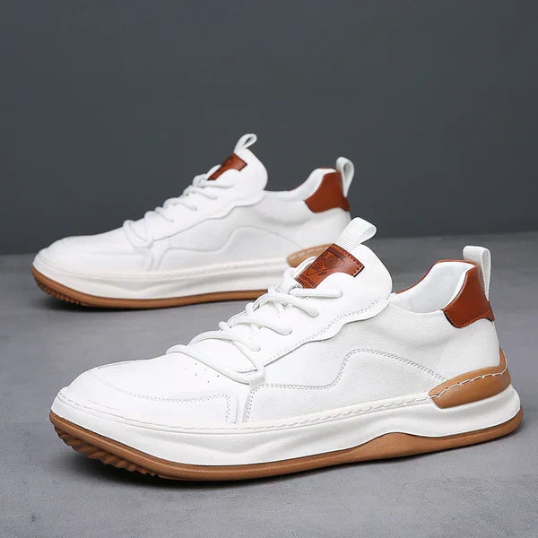 High-Sole Leather Shoes