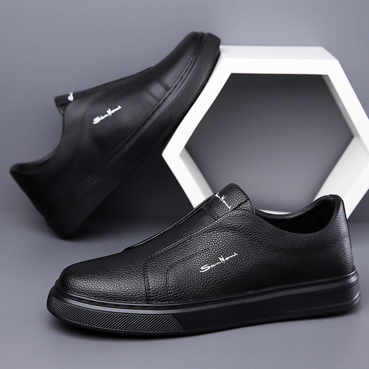 Leather Slip-On Shoes