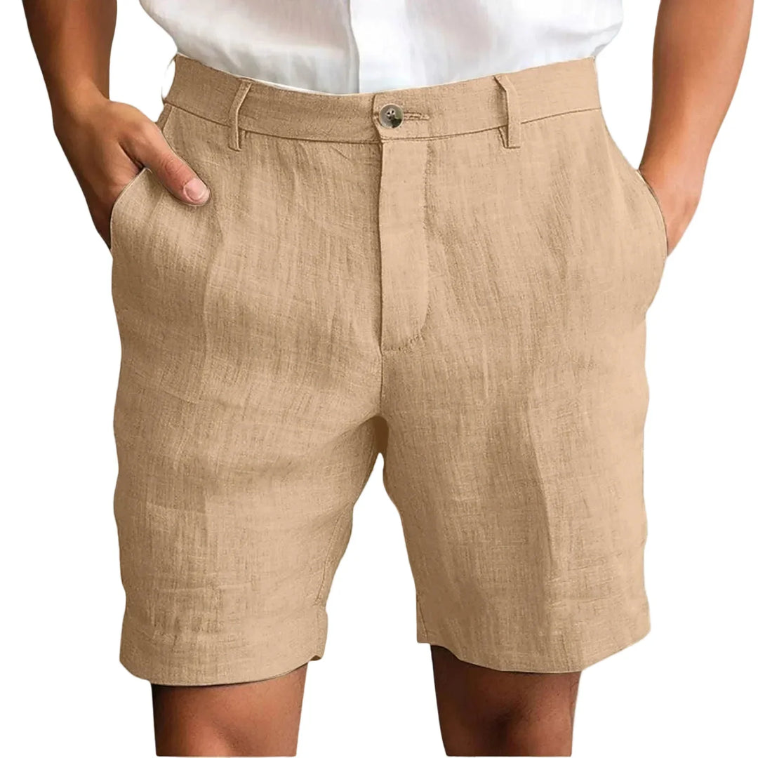 Classic Tailored Linen Shorts