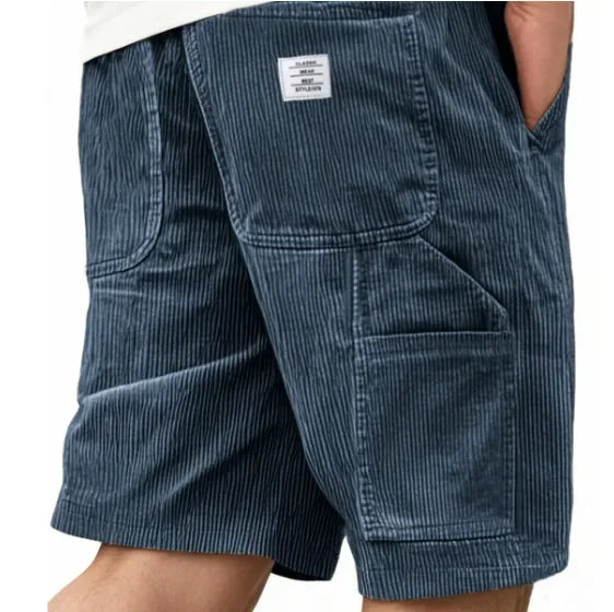 Corduroy Utility Cargo Shorts