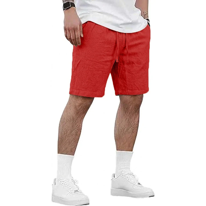 Pure Linen Drawstring Shorts