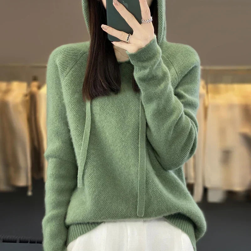 Hooded Cashmere Jumper