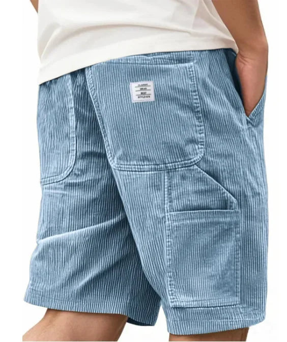 Corduroy Utility Cargo Shorts