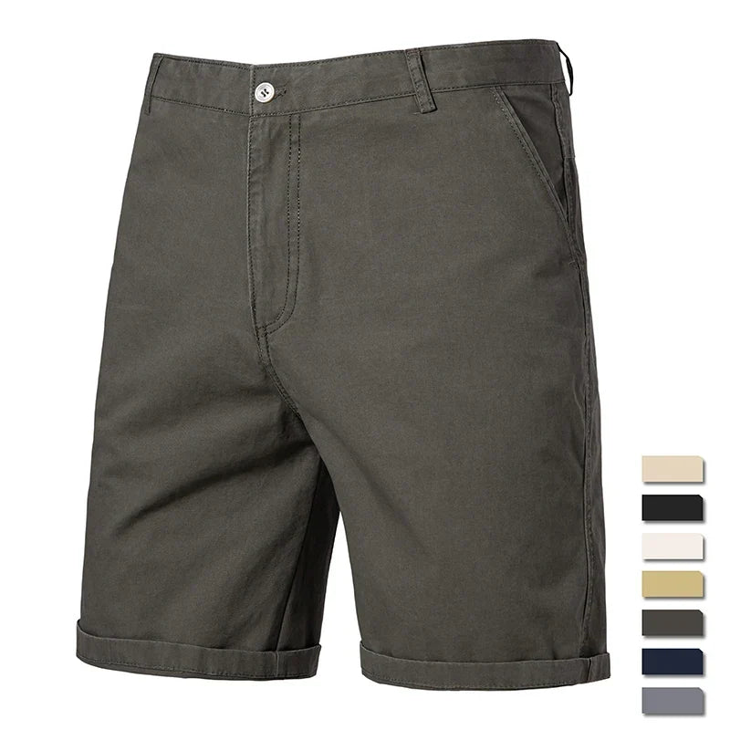 Classic Stretch Chino Turn-Up Shorts