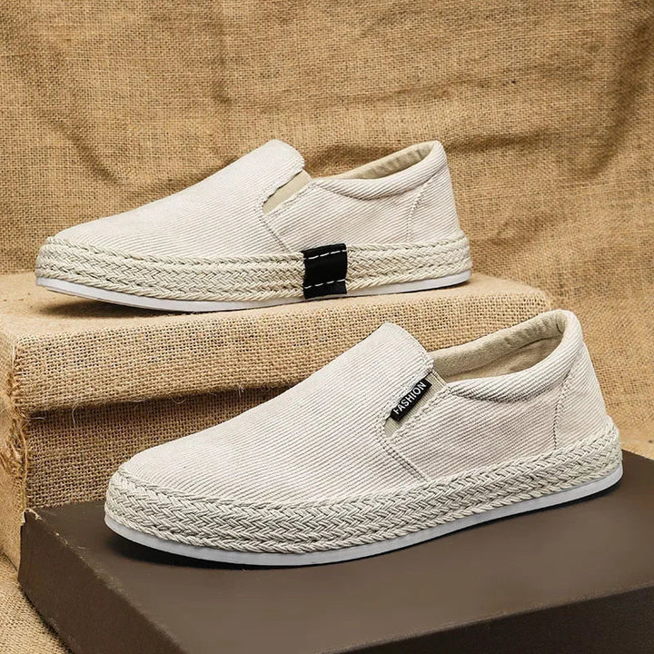 Elegant Canvas Slip-On Shoes