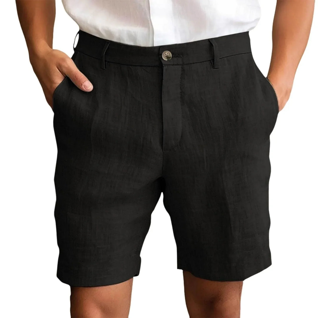Classic Tailored Linen Shorts