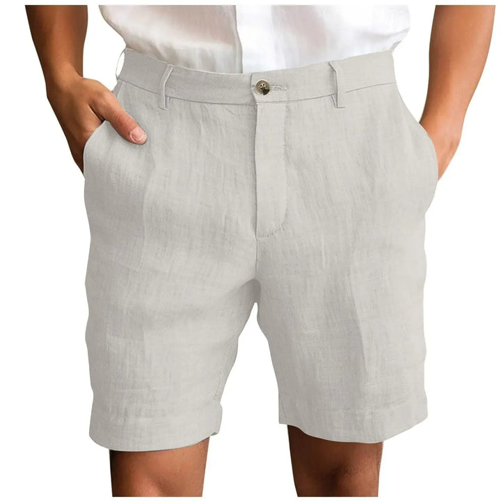 Classic Tailored Linen Shorts