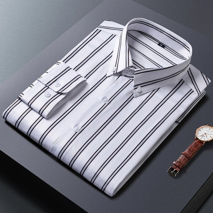 Elegant Striped Men's Shirt