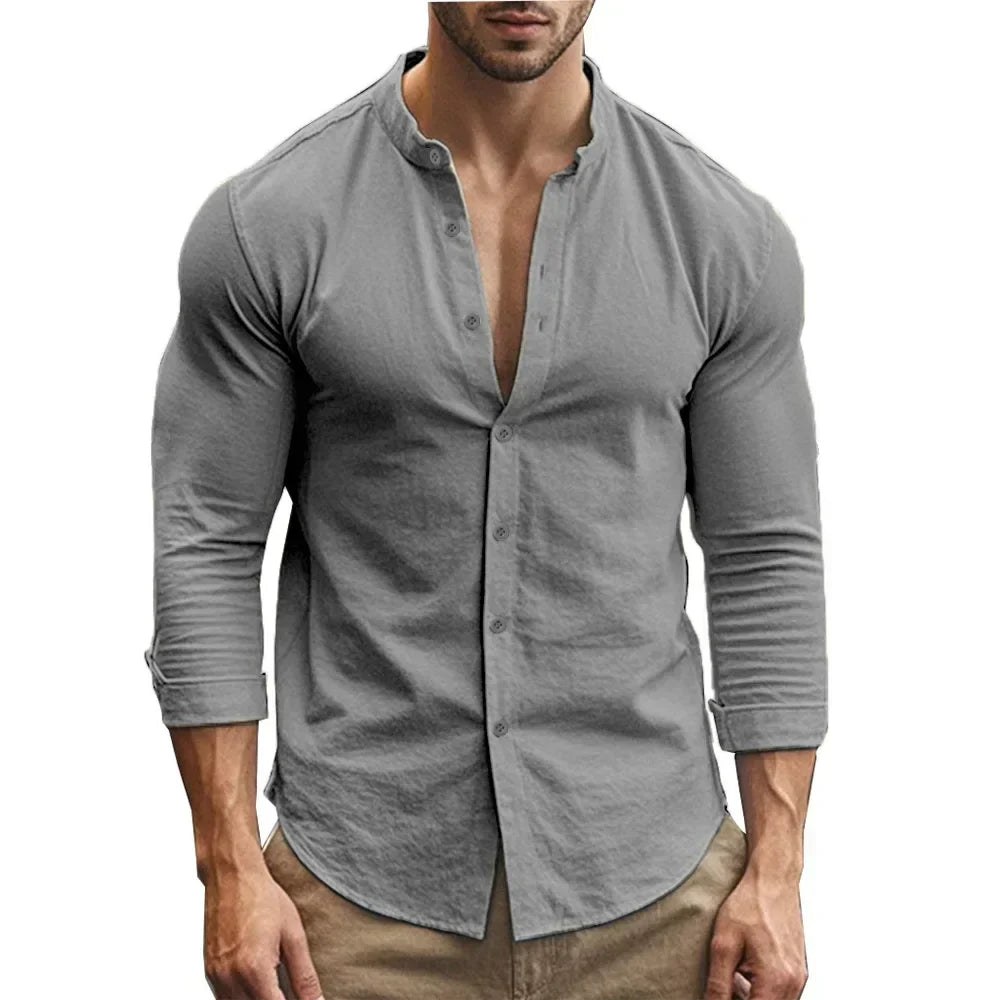 Casual Cotton Linen Summer Shirt