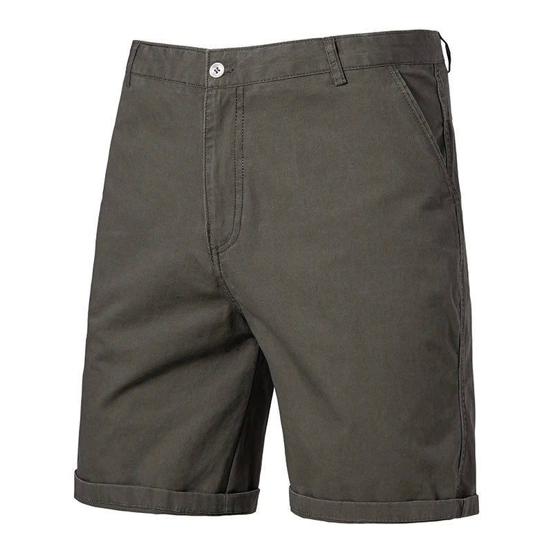Classic Stretch Chino Turn-Up Shorts