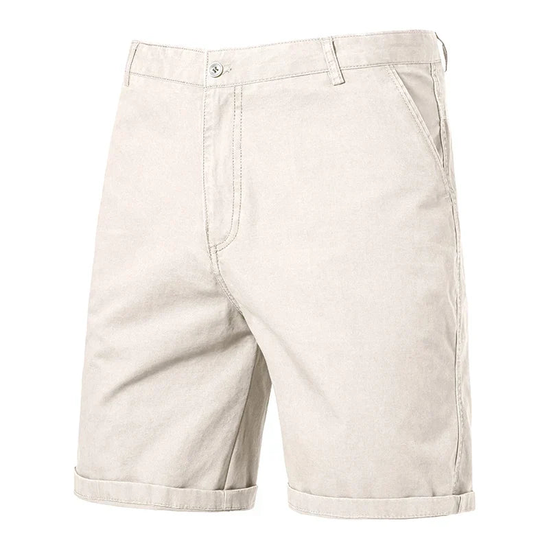 Classic Stretch Chino Turn-Up Shorts