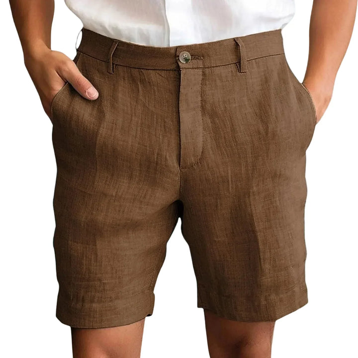 Classic Tailored Linen Shorts