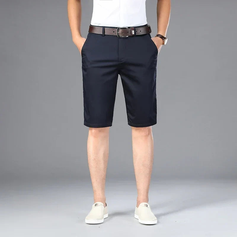 Tailored Cotton Walk Shorts