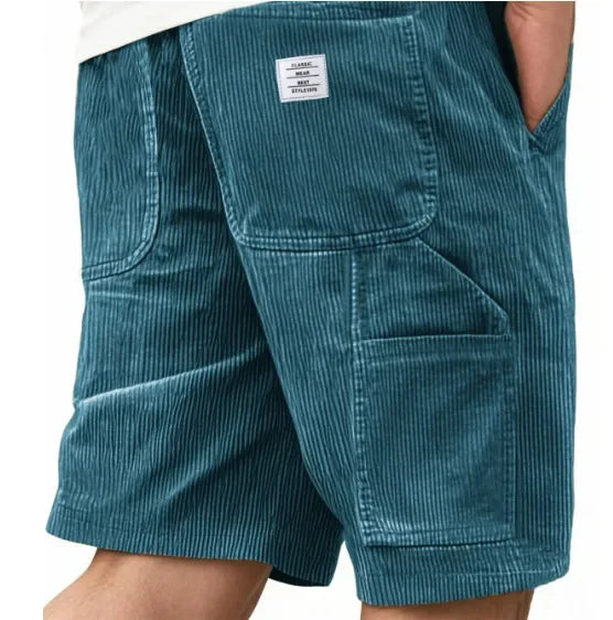 Corduroy Utility Cargo Shorts