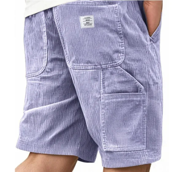 Corduroy Utility Cargo Shorts