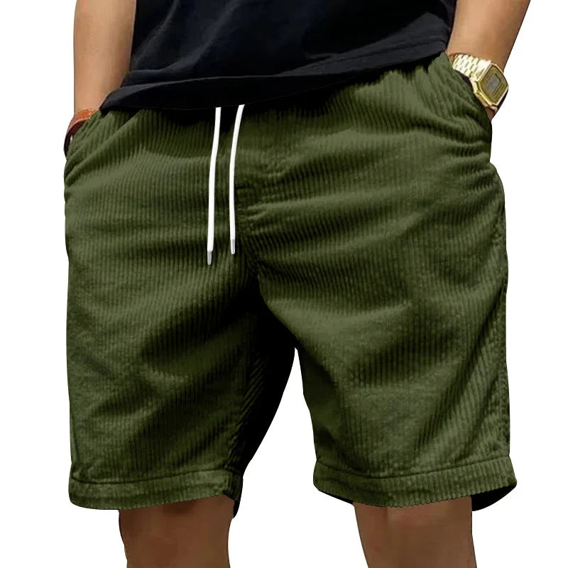 Classic Corduroy Drawstring Shorts