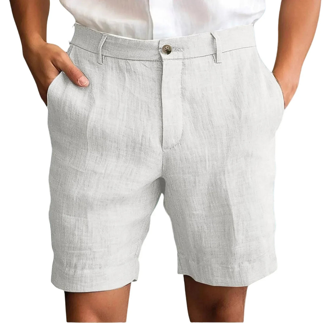 Classic Tailored Linen Shorts