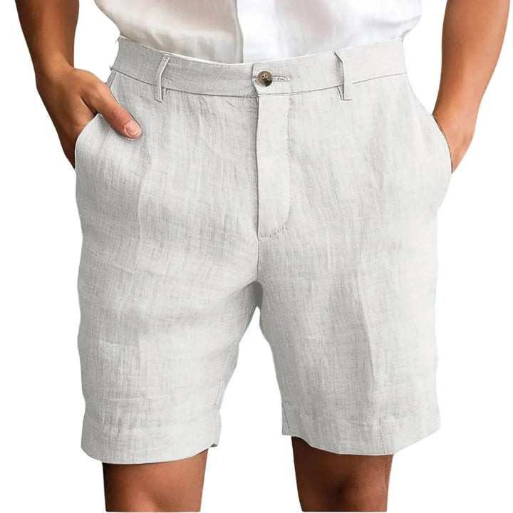 Classic Tailored Linen Shorts