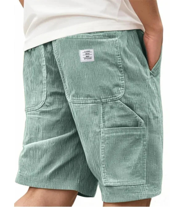 Corduroy Utility Cargo Shorts