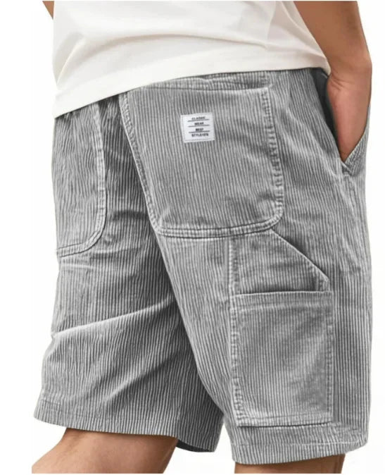 Corduroy Utility Cargo Shorts