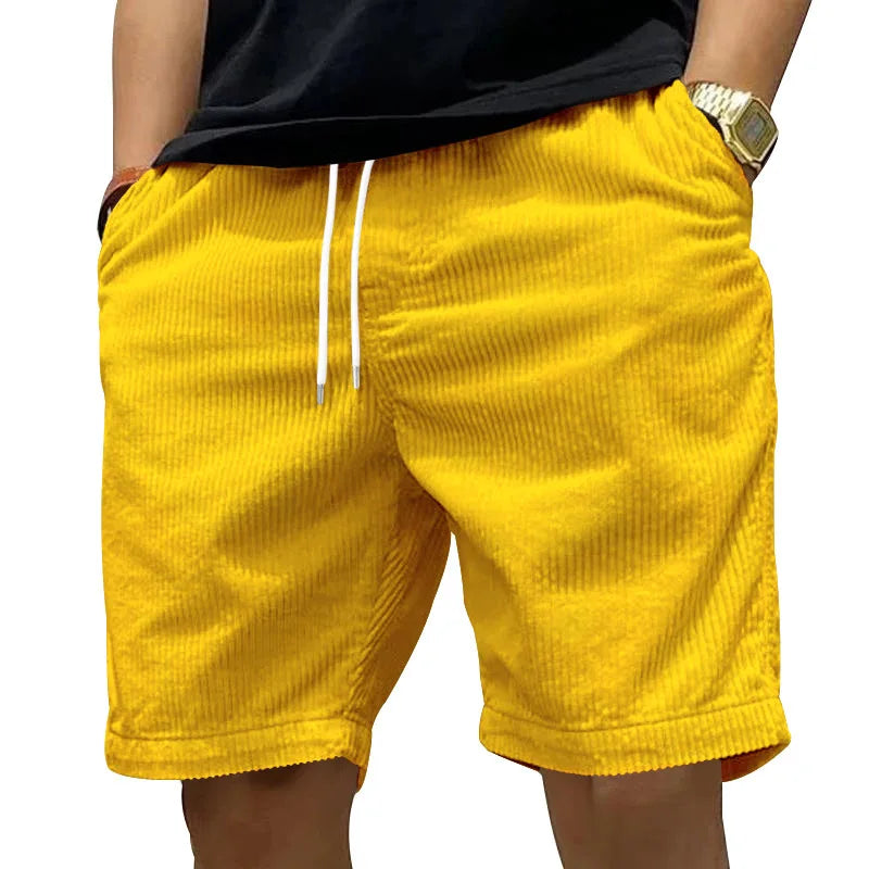 Classic Corduroy Drawstring Shorts