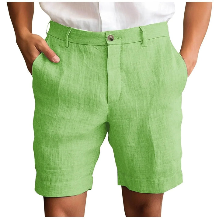 Classic Tailored Linen Shorts