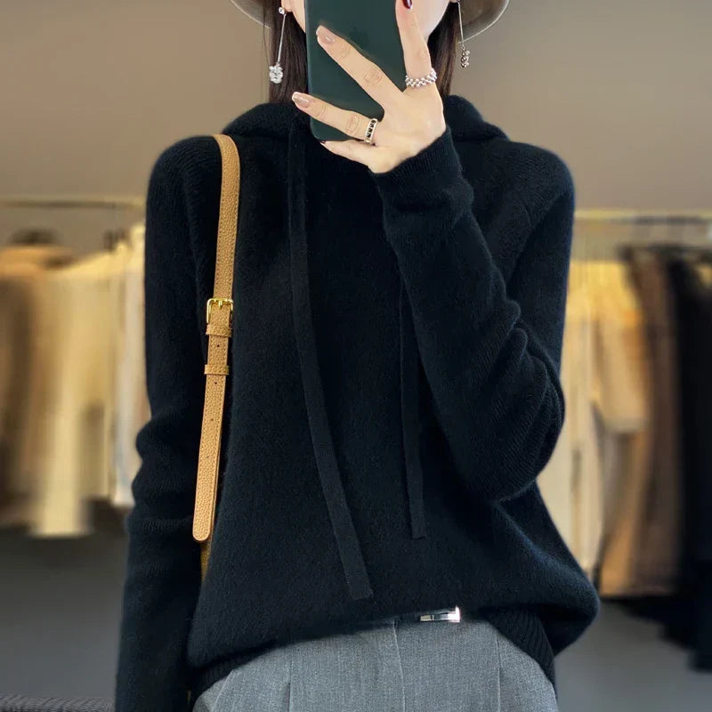 Hooded Cashmere Jumper