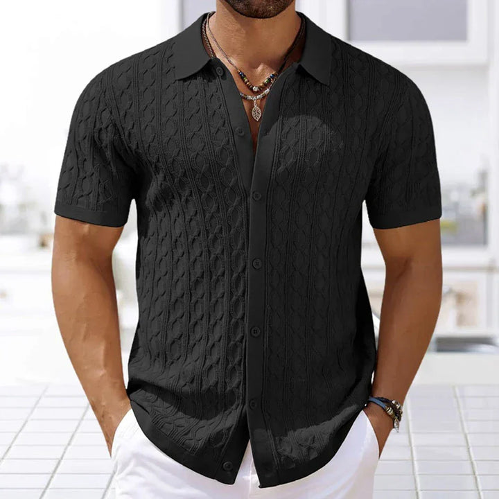 Button-Up Polo Shirt