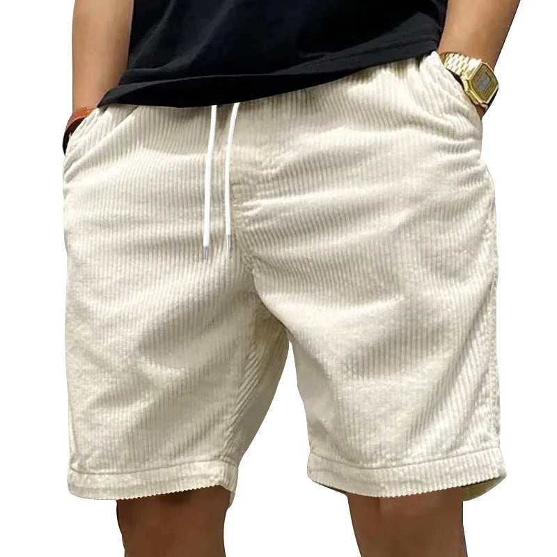 Classic Corduroy Drawstring Shorts