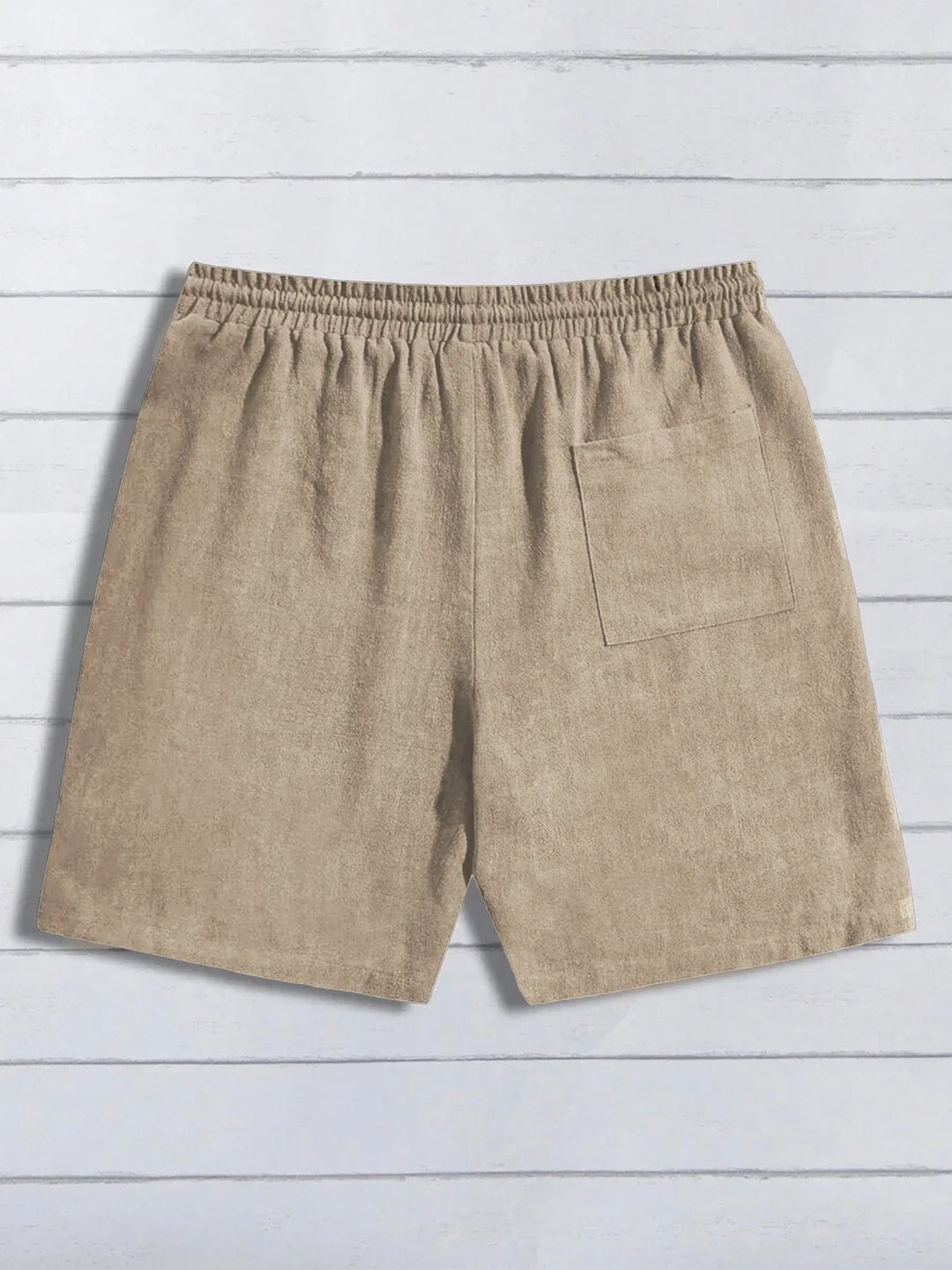 Relaxed Linen Drawstring Shorts