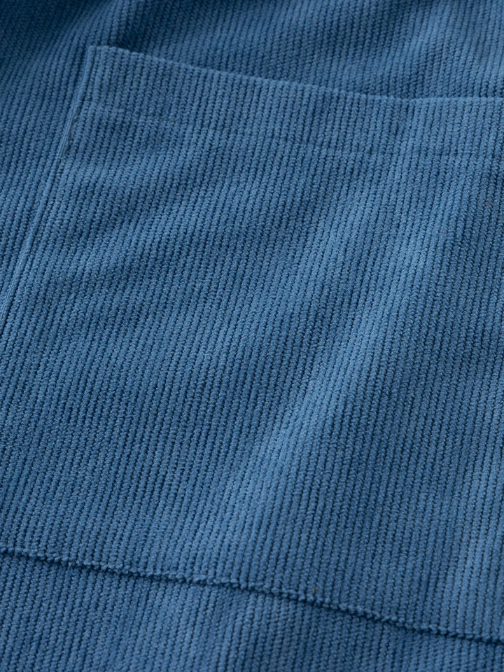 Vertical-Rib Textured Shorts