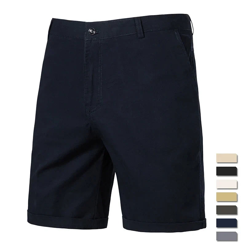 Classic Stretch Chino Turn-Up Shorts