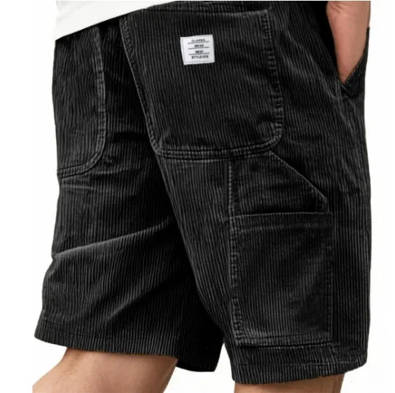 Corduroy Utility Cargo Shorts