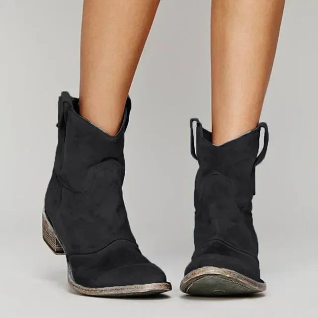 Vintage Western Ankle Boots