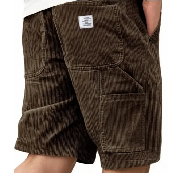 Corduroy Utility Cargo Shorts