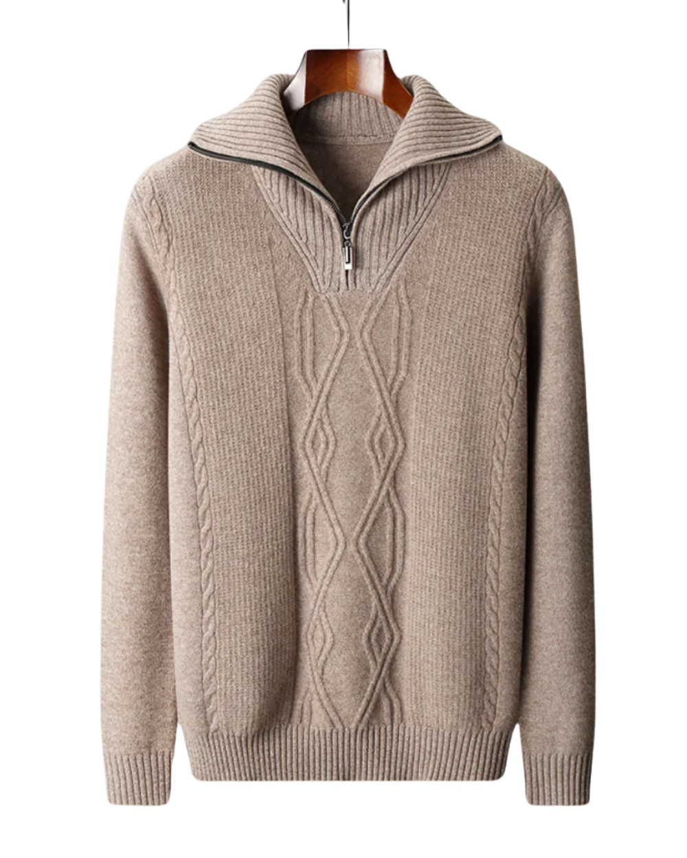 Taranto Merino Wool Zip Jumper