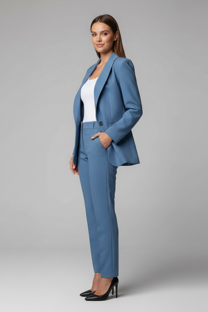 Women’s Blazer Suit with Jacket and Trousers