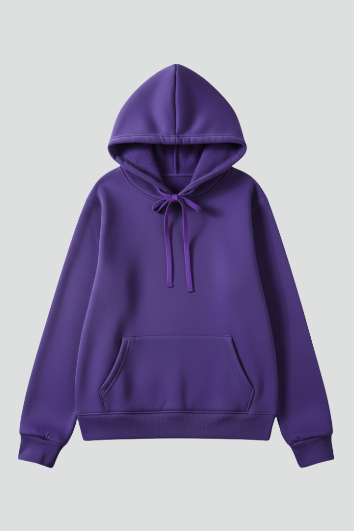 Women’s Hoodie with Adjustable Hood and Ribbed Hem
