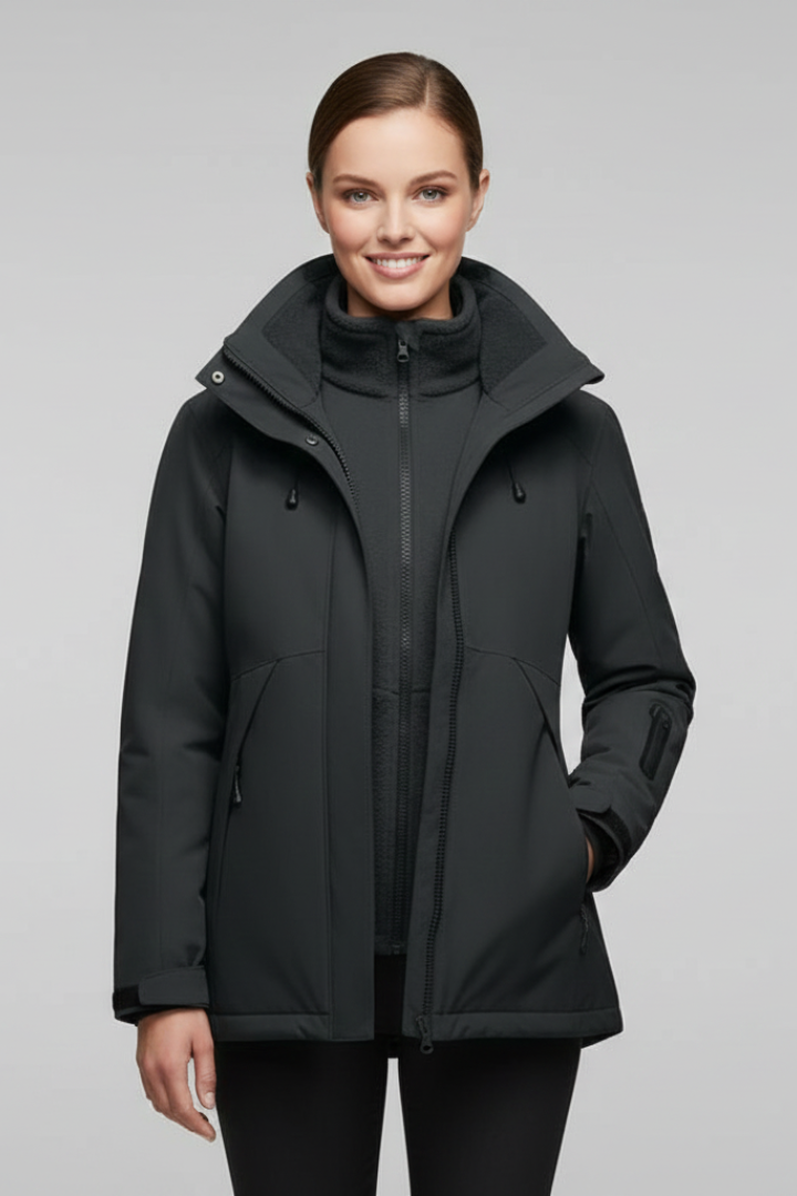 Women’s Jacket with Zipper and Lining