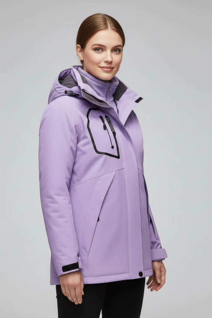 Women’s Jacket with Zipper and Lining