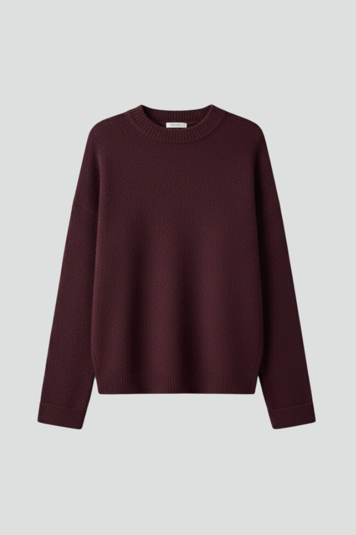 Women’s Knit Pullover with Round Neckline