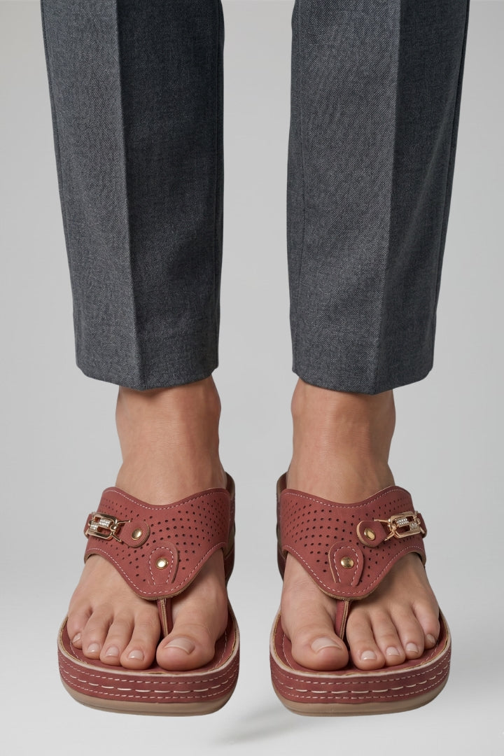 Women's Sandals with Adjustable Straps and Cushioned Sole