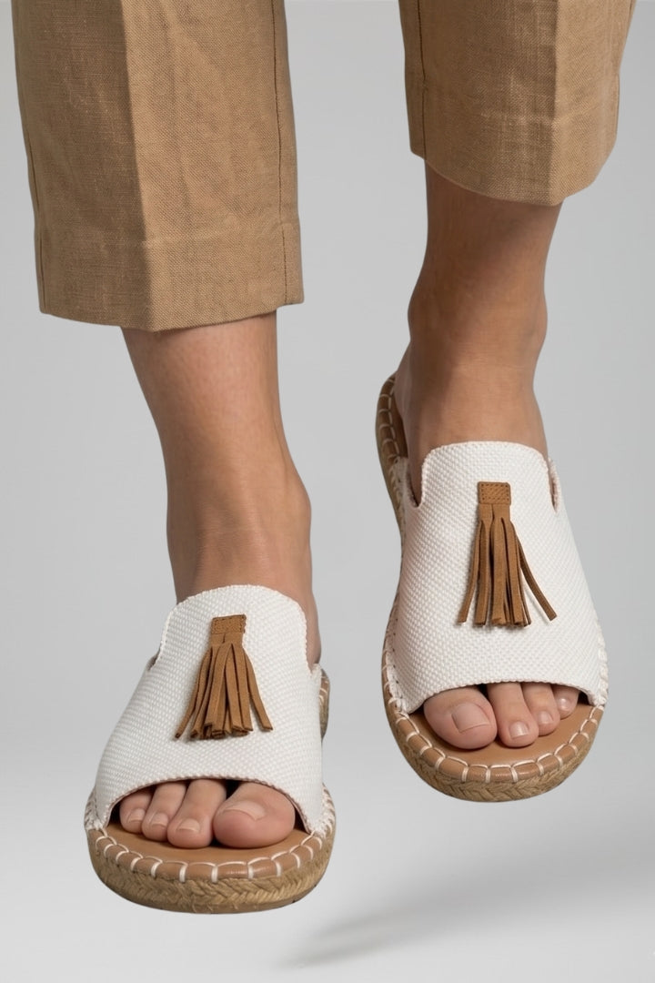 Women's Sandals with Slip On Design and Cushioned Footbed