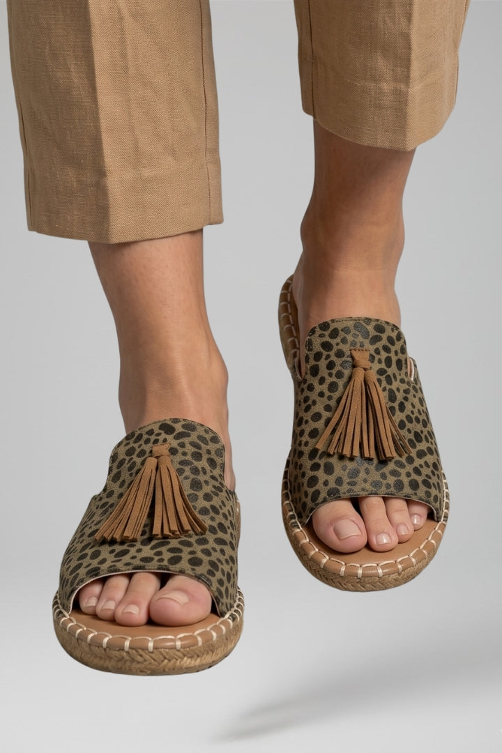 Women's Sandals with Slip On Design and Cushioned Footbed