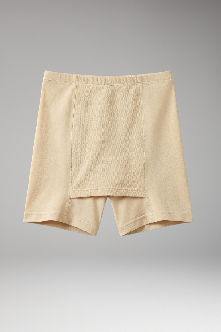 Women’s Skirt with Wide Waistband and Integrated Shorts