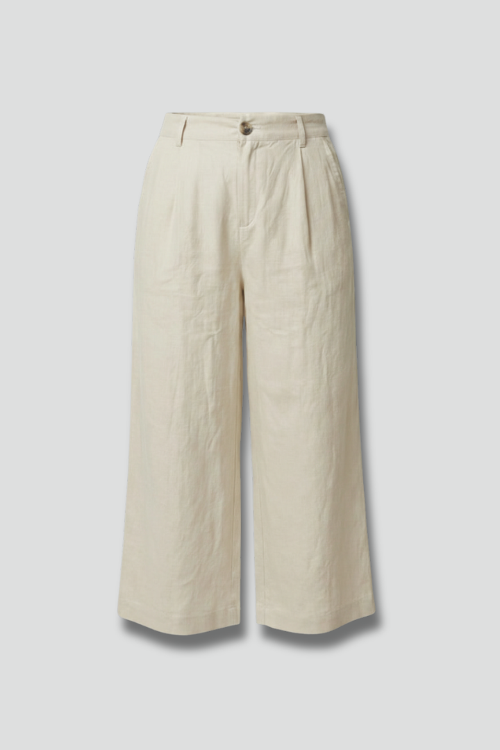 Women’s Trousers with Elastic Waist and Side Pockets